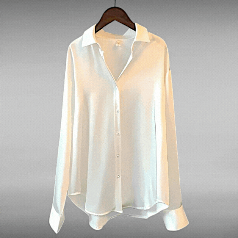 Edith™ | Luxurious silk blouse