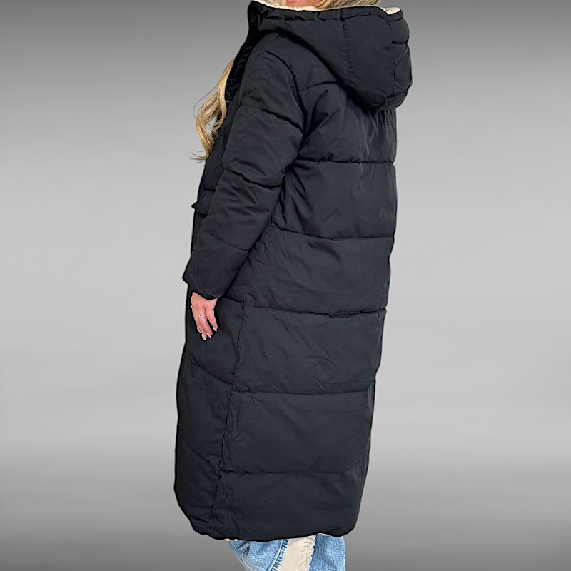 Celine™ | Lange omkeerbare winterjas