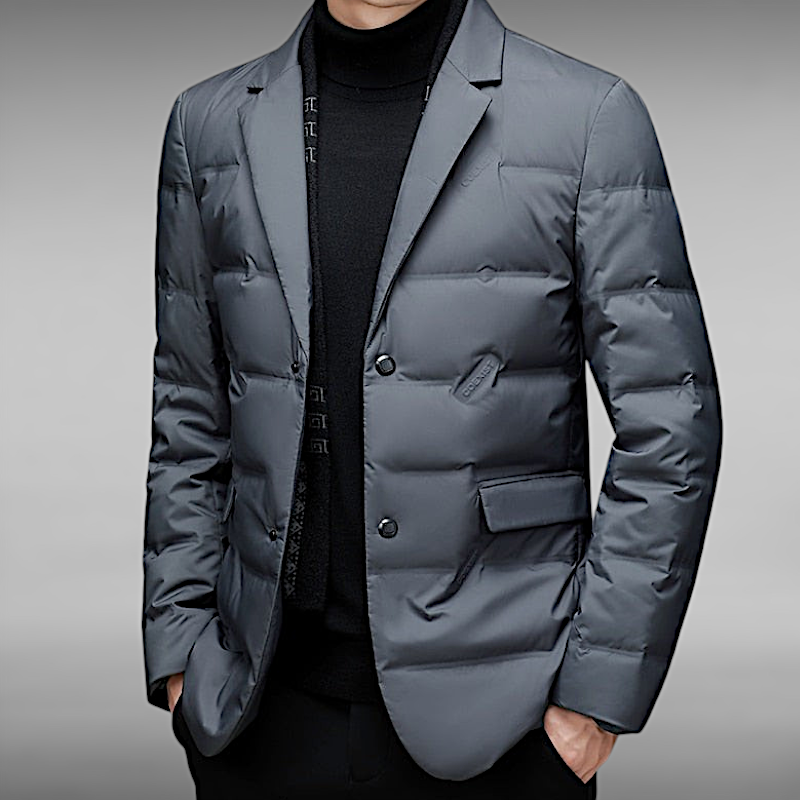 Henry™ | Elegante blazer gevoerd met dons