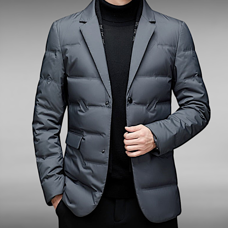 Henry™ | Elegante blazer gevoerd met dons