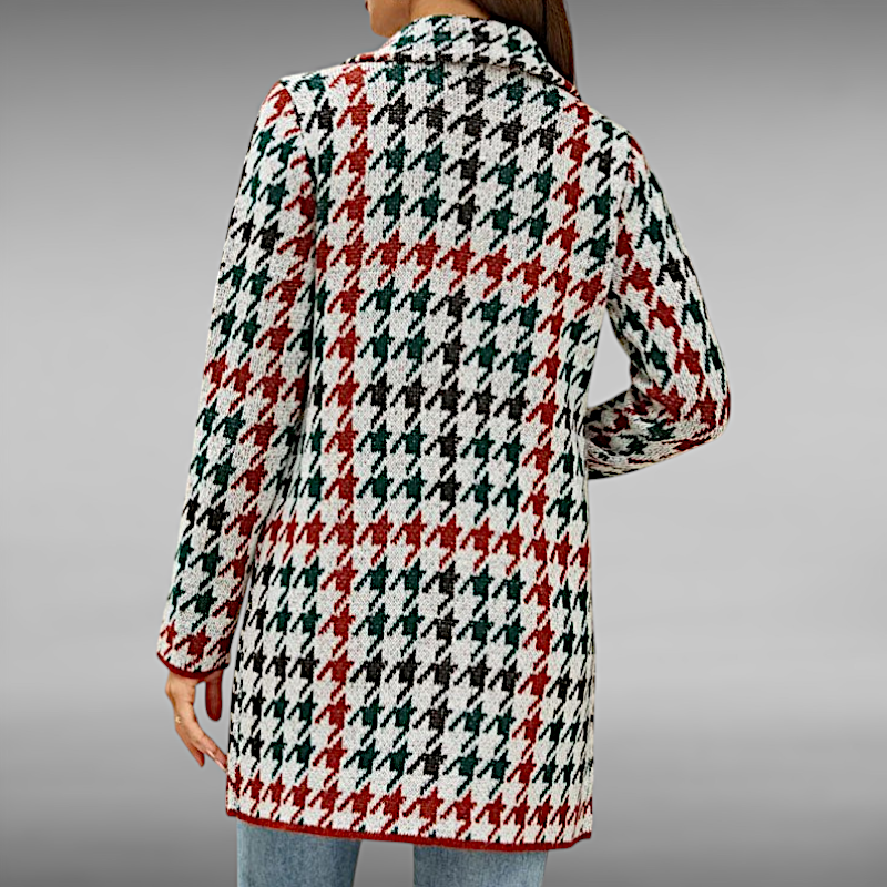 Sofie™ | Casual geometrische gebreide jas