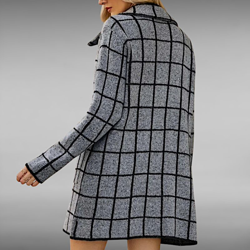 Sofie™ | Casual geometrische gebreide jas