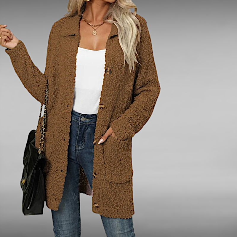 Hanna™ | Casual Solid Cardigan