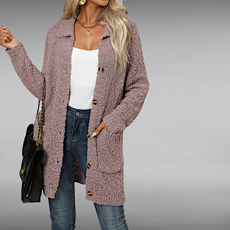 Hanna™ | Casual Solid Cardigan