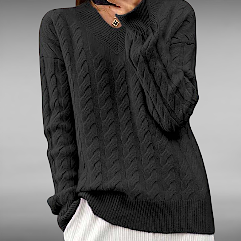 Kristin™ | Casual Cable Knit Sweater