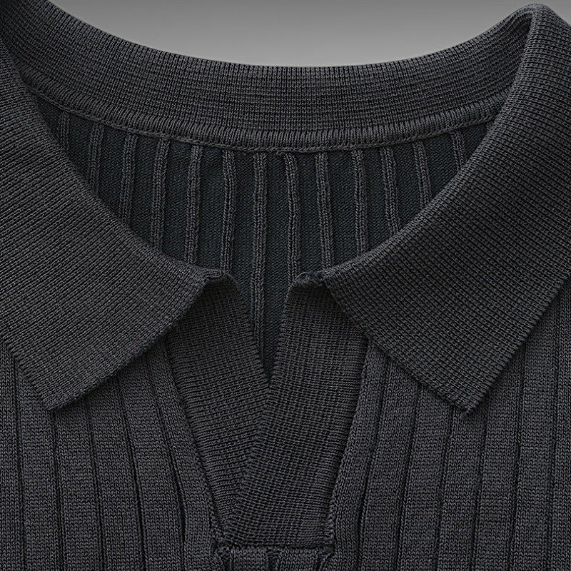 Thomas™ | Feel the subtle luxury of a ribbed polo