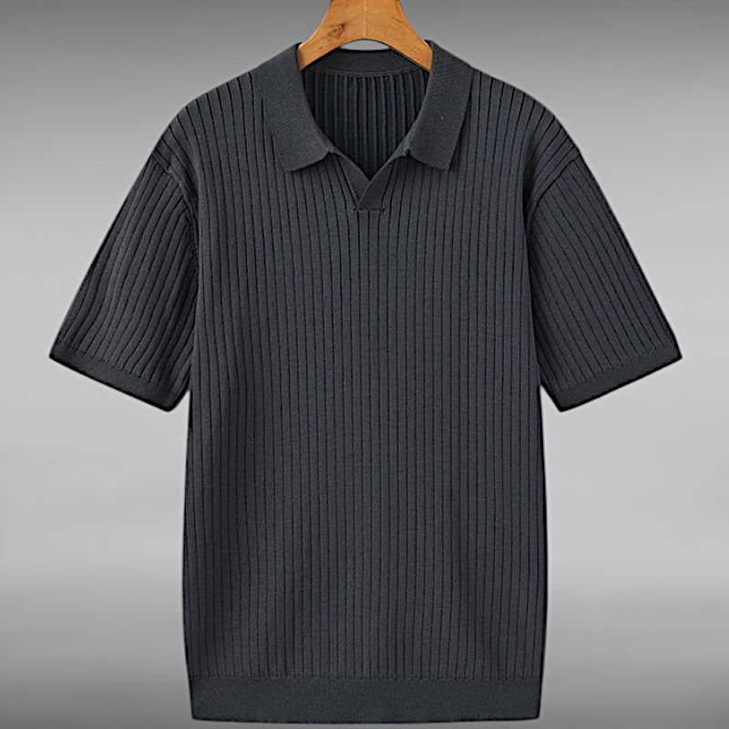 Thomas™ | Feel the subtle luxury of a ribbed polo