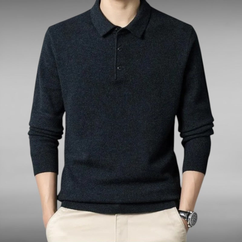 Valdemar™ | Kasjmir‑Polo med Lange Ermer