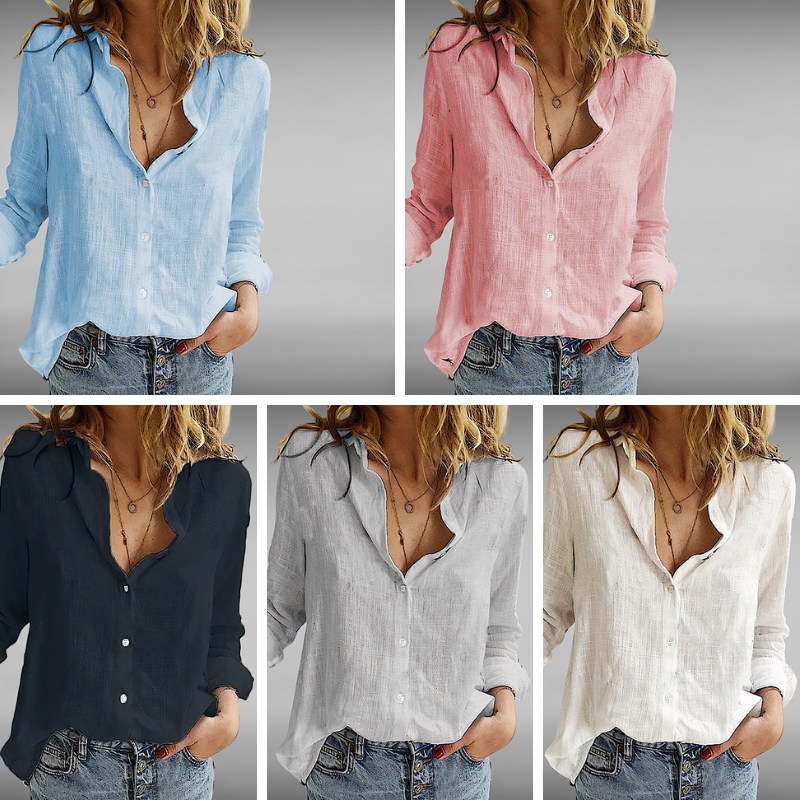 Johanne™ | Airy Linen Blouse