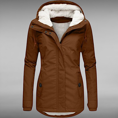 Sigrid™ | Sherpa-jas van warme katoen