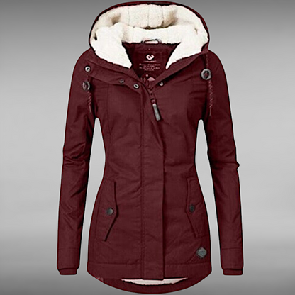 Sigrid™ | Sherpa-jas van warme katoen