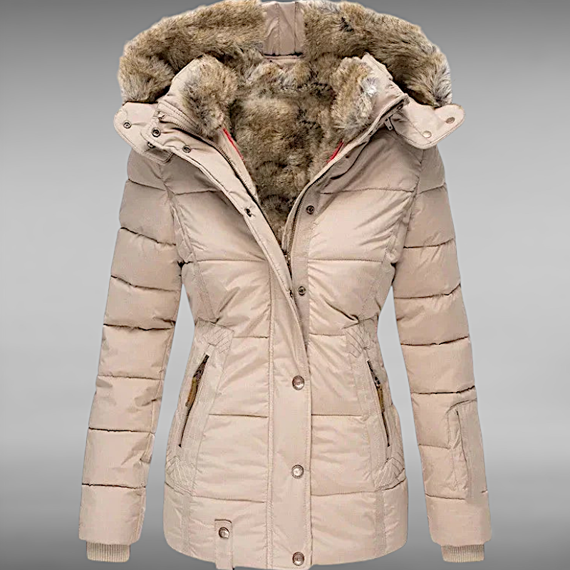 Maria™ | Warm winter jacket with fur lining