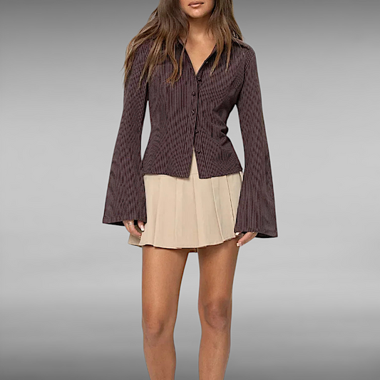 Karla™ | Zachte gestreepte top met wijde mouwen – stijl ontmoet comfort 