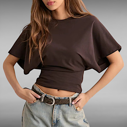 Josefine™ | Iconisch T-shirt met opvallende mouwen 