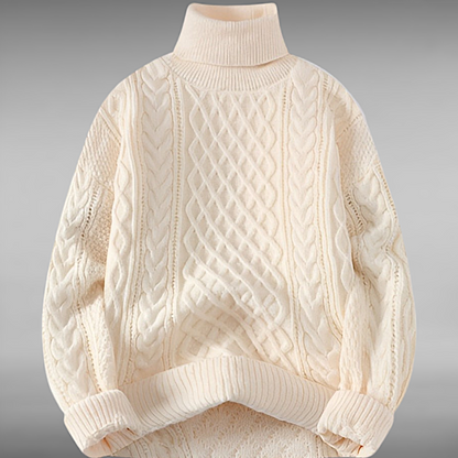 Asger™ | Vintage Twisted Turtleneck Sweater 