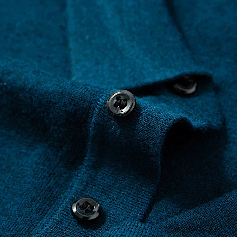 Valdemar™ | Cashmere Long Sleeve Polo 