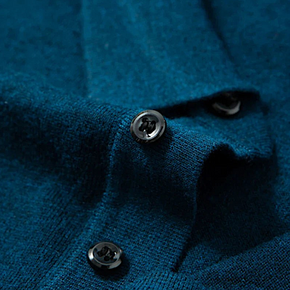 Valdemar™ | Cashmere Long Sleeve Polo 