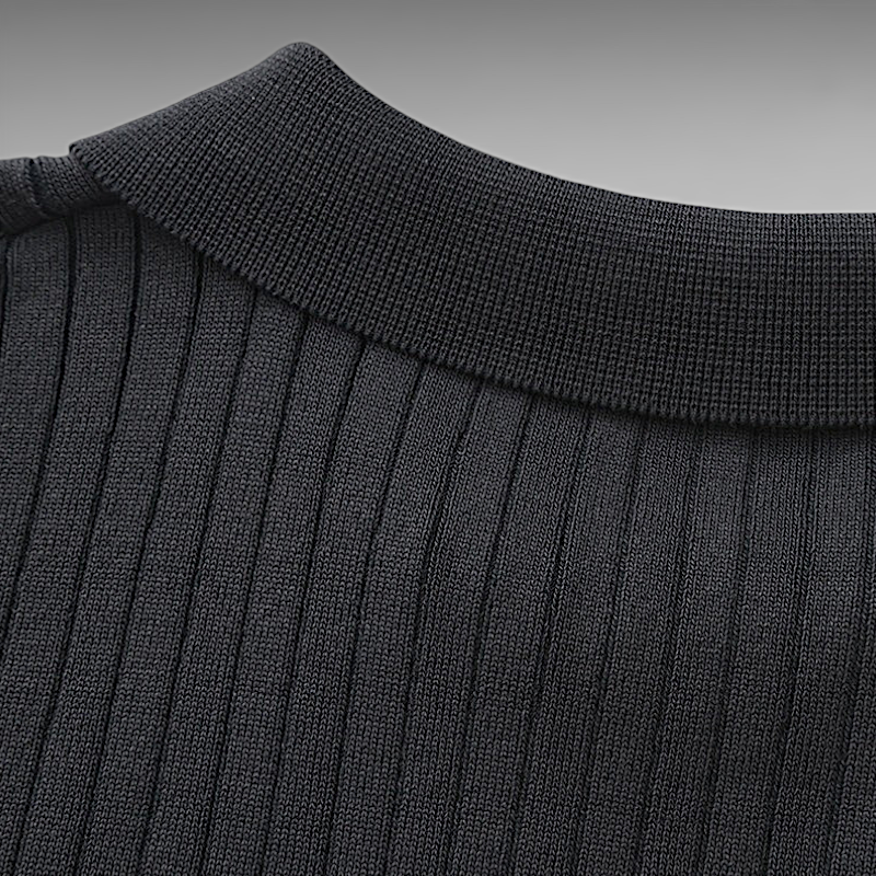Thomas™ | Feel the subtle luxury of a ribbed polo 
