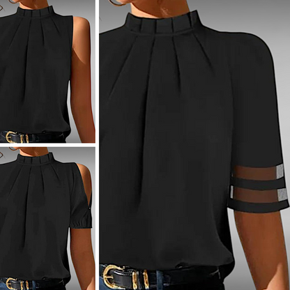 Gry™ | Off-the-Shoulder Top with Draping