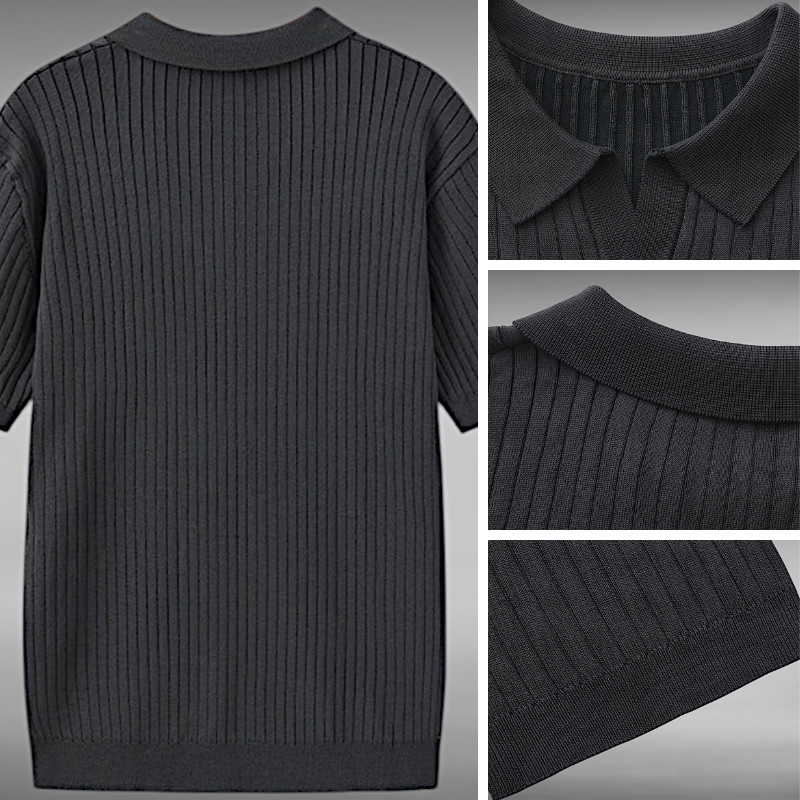 Thomas™ | Feel the subtle luxury of a ribbed polo 