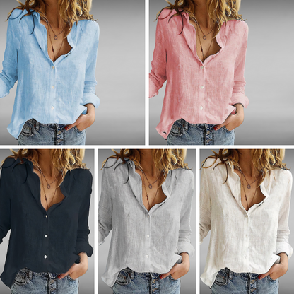 Johanne™ | Airy Linen Blouse